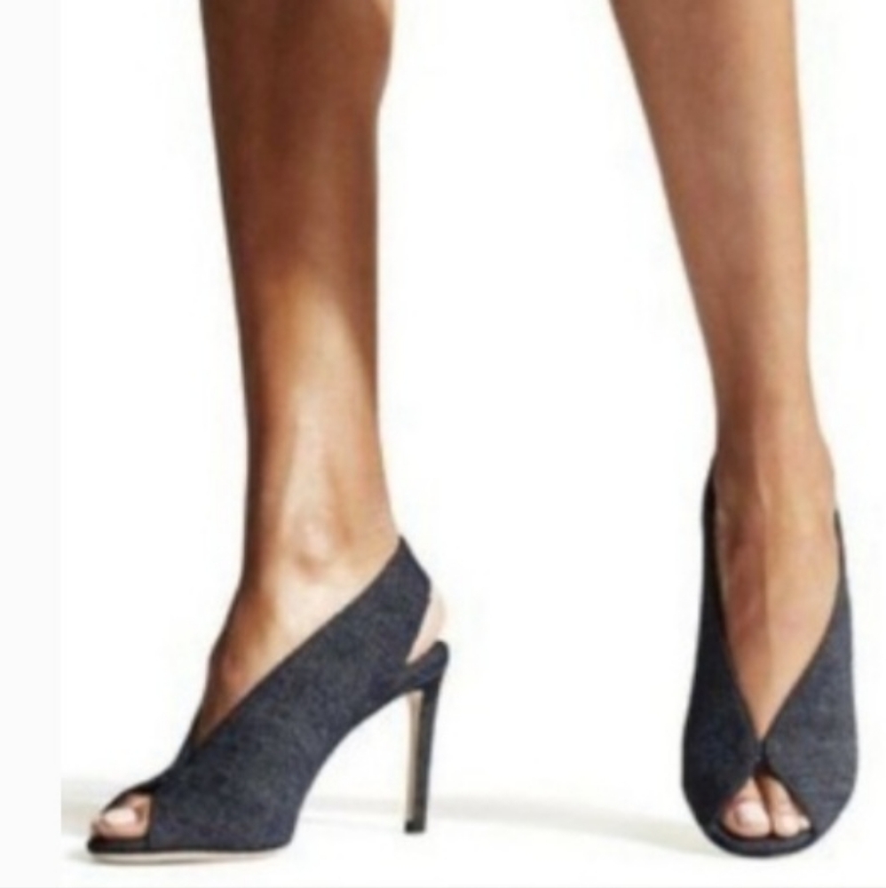 Jimmy Choo Denim Heels